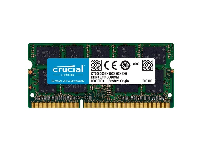 Memoria RAM DDR3 CRUCIAL CT4G3S1067MCEU (1 x 4 GB - 1066 MHz - CL 7)