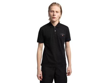 Polo de Hombre NAPAPIJRI Negro (XL)