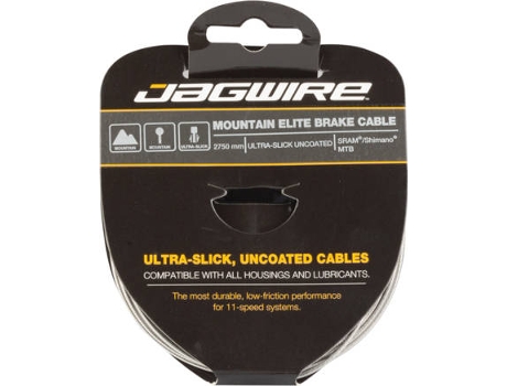 Cable de Freno JAGWIRE Mountain Brake Cable-Elite Stainless-1.5X2750Mm-Sram/Shimano (Gris - TU)