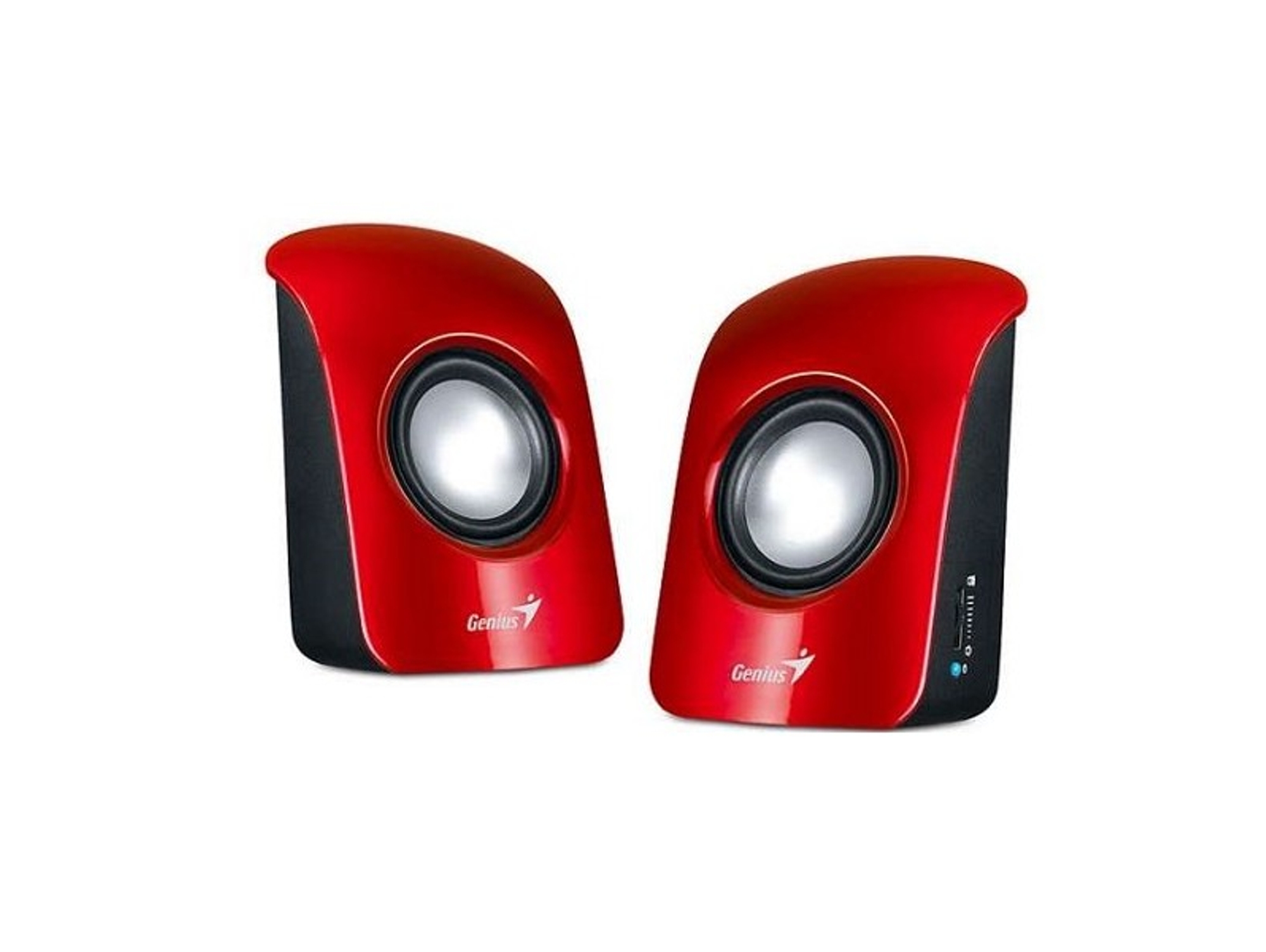 Altavoces 2.0 GENIUS SP-U115 rojo (PC - 3 W - Control de volumen)