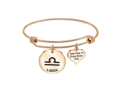 12 brazalete retráctil de constelación para disfrutar todos los días pulsera de oro rosa