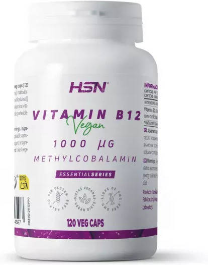 Complemento Alimentar HSN Vitamina B12 (120 veg caps)