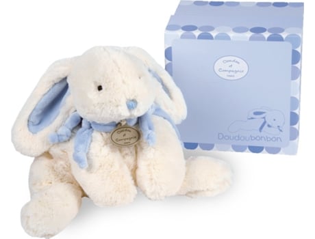 Peluche DOUDOU ET COMPAGNIE (Tejido - Azul - 30 x 26 x 9 cm)