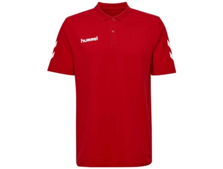 Polo de Hombre para Fútbol HUMMEL Go Algodón Rojo (M)