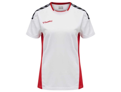 Camiseta de Mujer para Fútbol HUMMEL Authentic Poly Rojo (2XL)