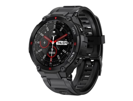 Reloj inteligente militar para hombres, reloj rastreador de fitness con pantalla táctil HD de 1,3 pulgadas, compatible con iPhone Samsung BISBISOUS