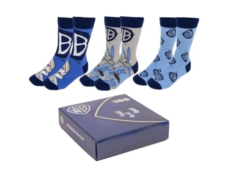 Conjunto de Medias Unisex WARNER BROS - 3un (35/41)