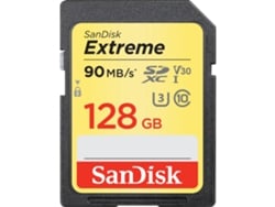 Tarjeta SD SANDISK Extreme 128GB 90MB/S V30