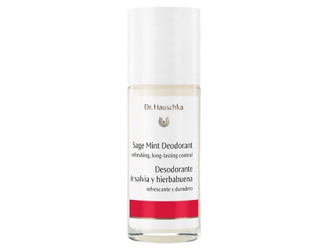 DR. HAUSCHKA Desodorizante de Salva e Hortelã-pimenta Roll-On 50 ml