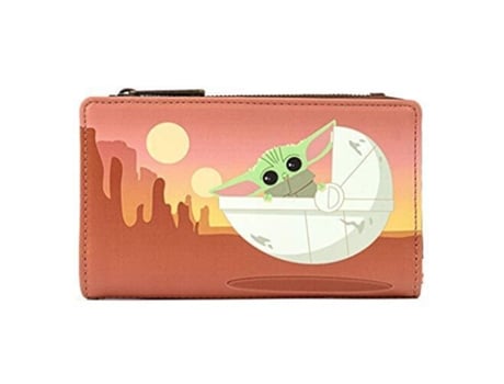 Cartera Star Wars The Mandalorian 16 cm x 10 cm - Disney - LOUNGEFLY