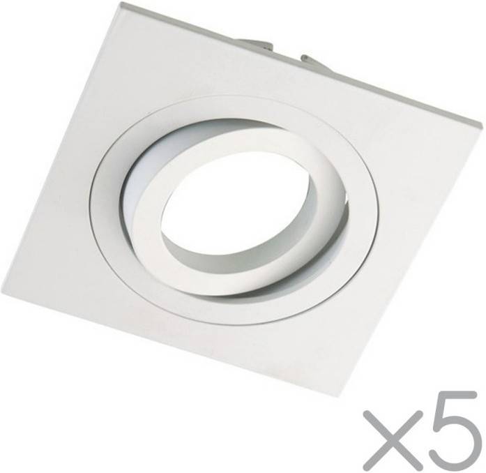 Lámpara de Techo WONDERLAMP Classic (Blanco - GU10 - Máx. 50W - Aluminio)