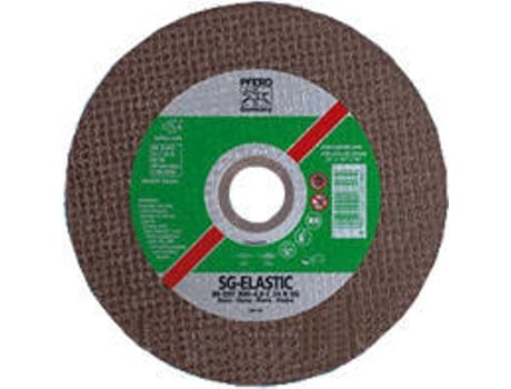 Disco De Corte PFERD Sg-Elastic Alto Rendimiento (80 M/S Ejecución Plana Eht 41 80 Eht300-4 0 C 24 R Sg/25 4)