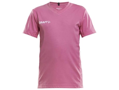 Camiseta de Hombre para Fútbol CRAFT Squad Solid Rosa (12/14 Años)