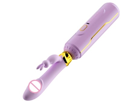 Vibrador Telescópico Separable de 10 Frecuencias para Mujer (Morado) VEANXIN