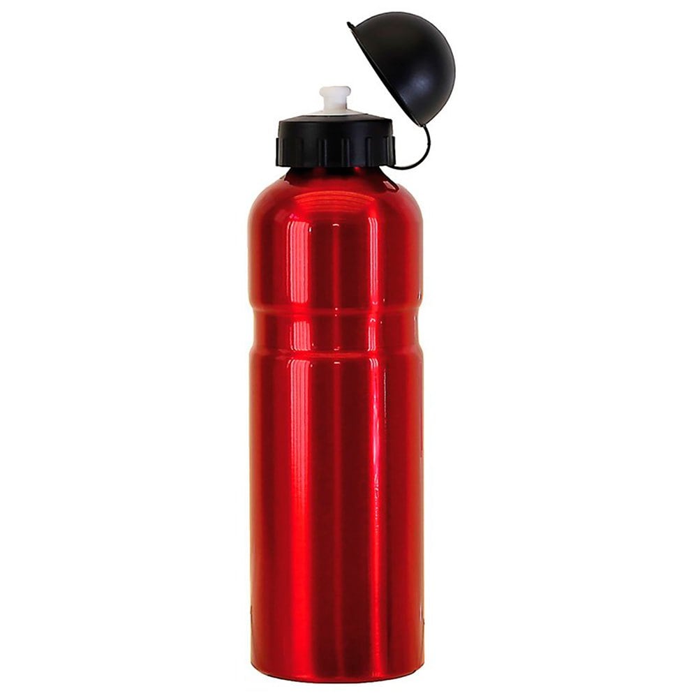 Aluminio 750ml Rojo con tapa botella de ciclismo messingschlager abo 750