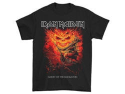 Camiseta ROCKINSTONE Iron Maiden Dark Ink Ghost Of The Navigator (XL)