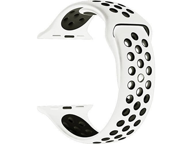 Correa Apple Watch 38, 40 mm WJS Silicona Blanco