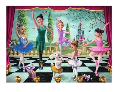 Puzzle RAVENSBURGER Ballet Rehearsal rompecabezas 60 pieza(s) Gente