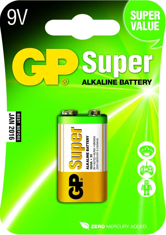 Pila GP BATTERIES 9V 9V