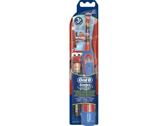 Cepillo de Dientes Eléctrico ORAL-B 400KIDS Azul y Vermelho