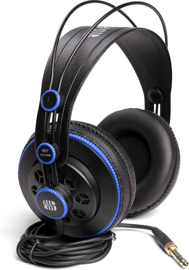 Auriculares Gaming con Cable PRESONUS HD7 (On Ear - Negro)