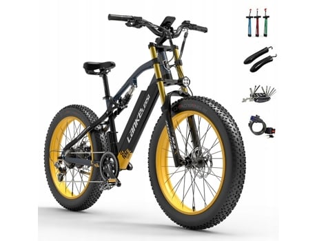 Bicicleta eléctrica RV700 1200W 48V 16AH 130KM 200KG Pantalla LCD LANKELEISI