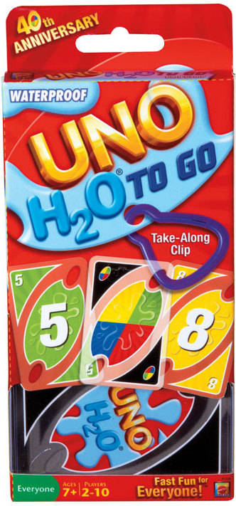 Juego de Cartas MATTEL Uno H20 To Go (Edad Mínima: 7 Años - Dificultad: Baja)