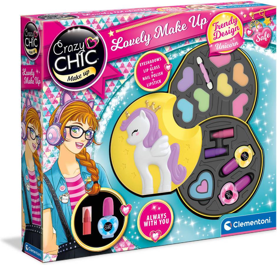 Juguete CRAZY CHIC Unicornio Makeup (Edad Mínima: ‍6 Años - 34 x 30 x 6 cm)