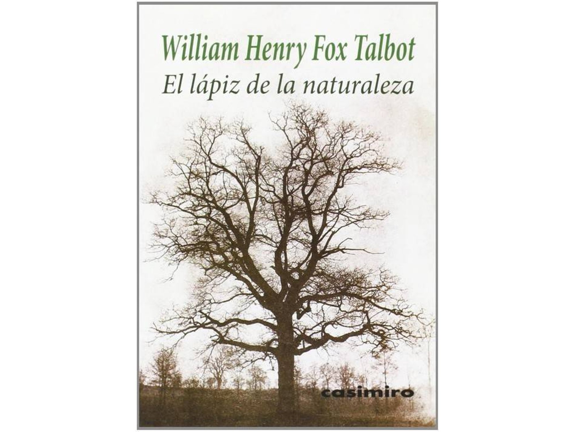 Libro El Lápiz De La Naturaleza