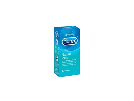 Preservativos DUREX Natural Plus x6