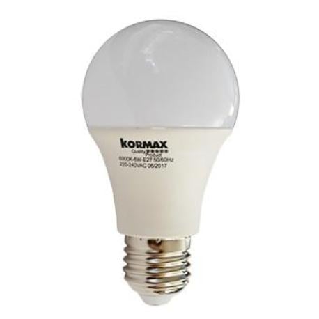 Lampara led a60 6w e27 standar luz fria 6000