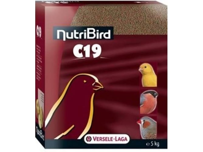 Alimentación para Canarios VERSELE-LAGA Nutribird C19 (5Kg)