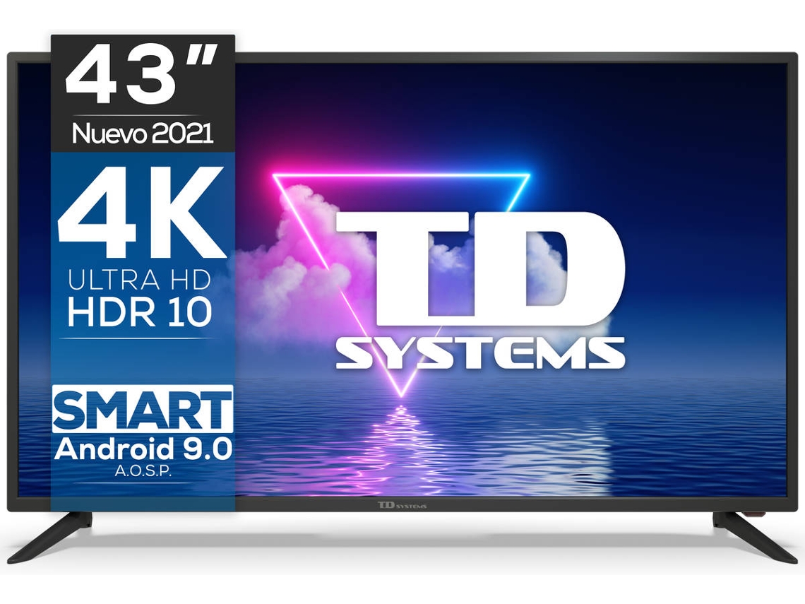 324,28 € - TV LED 109,22 cm (43) TD Systems K43DLJ12US