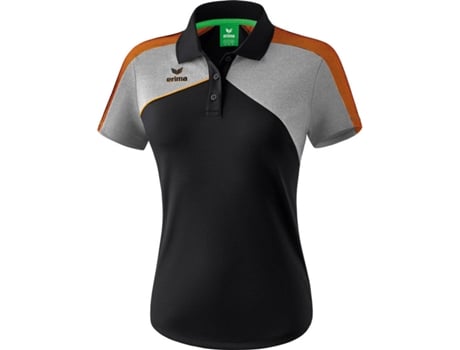 Polo para Mujer ERIMA Premium One 2.0 Negro, Naranja, Gris para Multideportes (46)