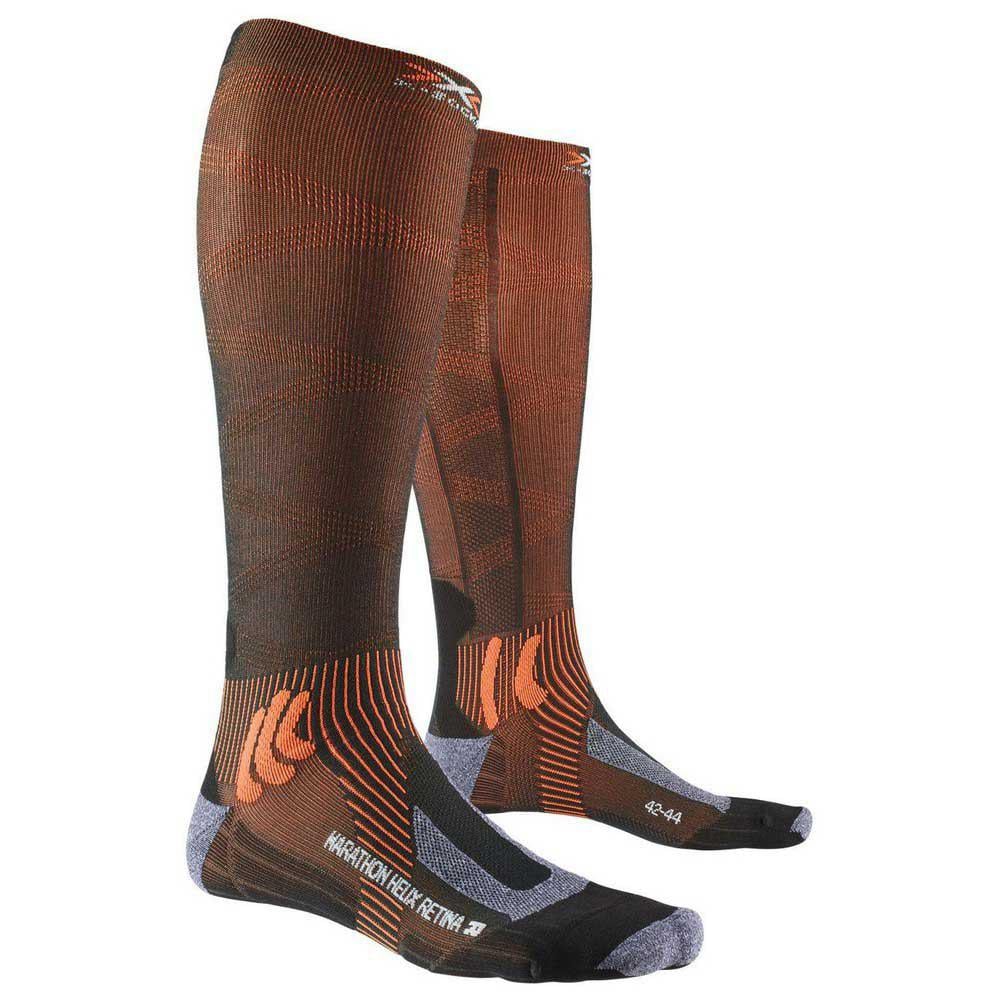 Calcetines para Hombre X-SOCKS Marathon Helix Retina Multicolor para Corrida (EU 35 - 38)