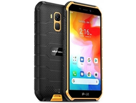 Smartphone Ulefone Armor x7 5 2 gb 16 naranja orange 4g5.0 hd oc 2.0ghz16gb rom2gb ram5mp4000mhaip68 pantalla 50 4000 mah y de autonomía ip68 certificación militar milstd810g 13mp a20 2gb 16gb 10 216gb