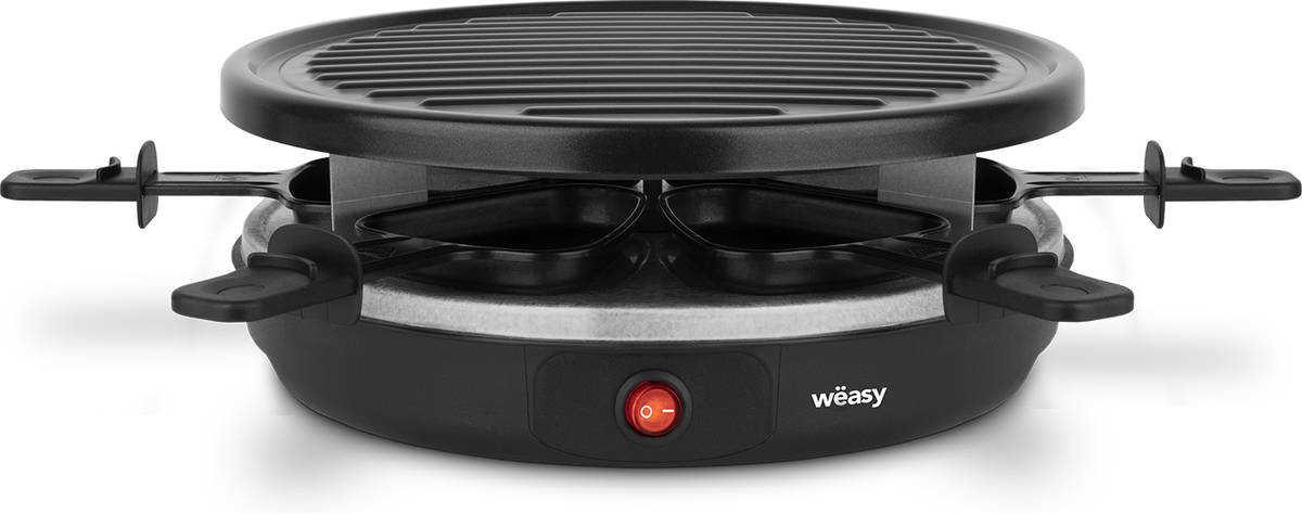 Parrilla Raclette WËASY LUGA60 (900 W - Negro)