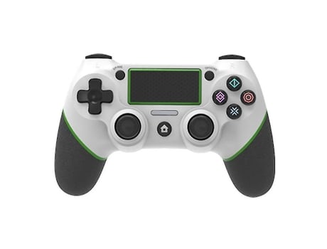 Dual-Shock 4 Gamepad Compatible con Playstation 4 Pro Touch Panel Joypad con Doble Vibración Control Remoto de Juego Joystickblanco Verde BISBISOUS