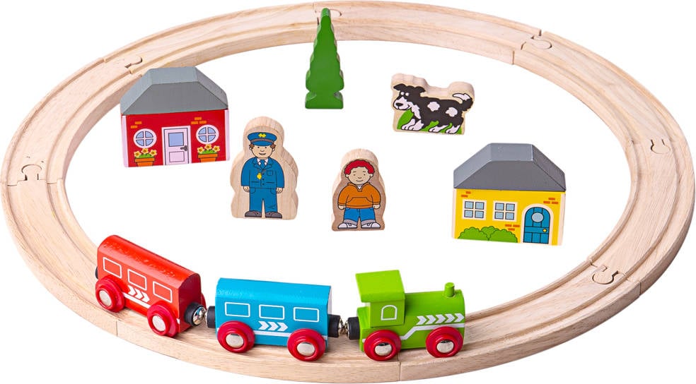 Bigjigs Rail Mi primer juego de trenes juguete bjt010