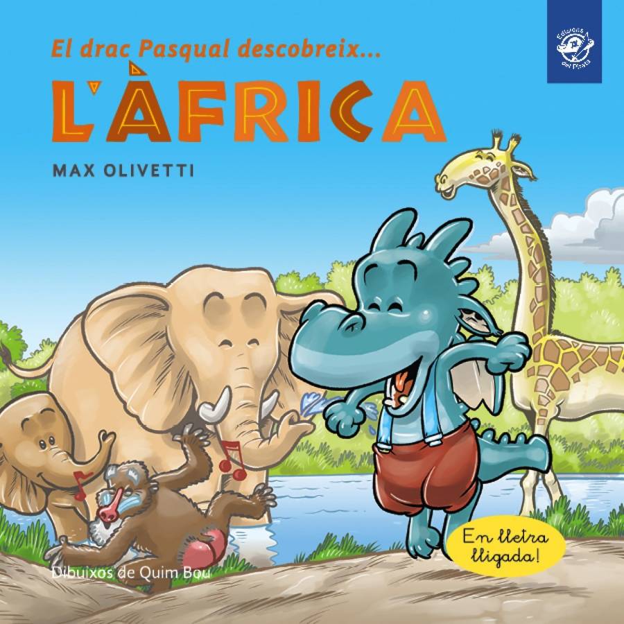 Libro El Drac Pasqual Descobreix L'Àfrica de Max Olivetti (Catalán)