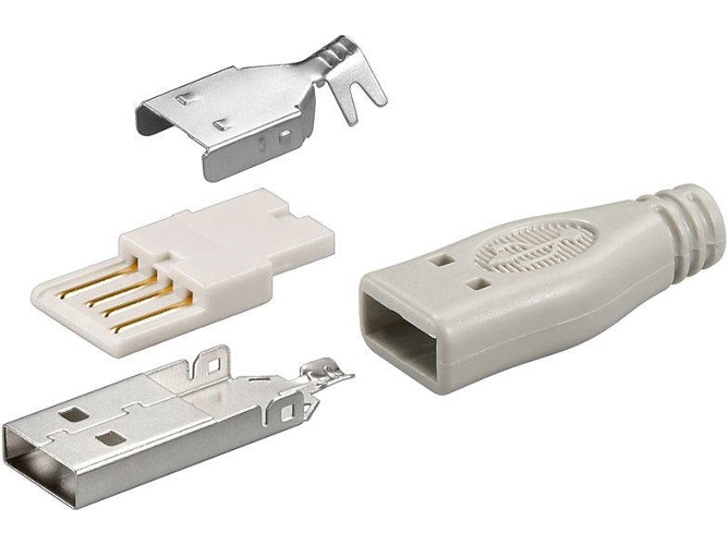 Cable USB GOOBAY (USB - USB - Gris)