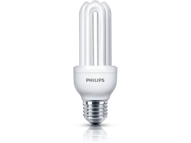 Philips Genie Bombilla de tubo bajo consumo 872790082755200 lámpara 18w 80w stick 220 240v 130 ma plata 8727900827552