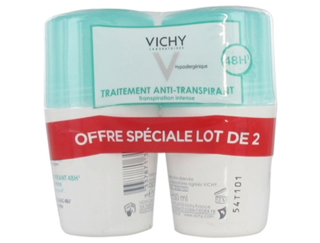 Desodorante Tratamiento Anti-Transpirante 48H Lote de 2 X 50 Ml VICHY