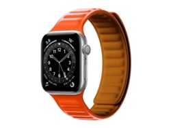 GIFT4ME Correa Magnética de Silicona para Apple Watch Ultra 2 Naranja