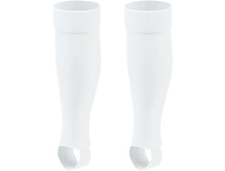 Calcetines sin pies Unisexo JAKO Uni Blanco para Fútbol (Talla: Junior)