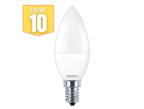 El lote de 10 bombillas LED LED LED (Ec. 35W) E14 4000K