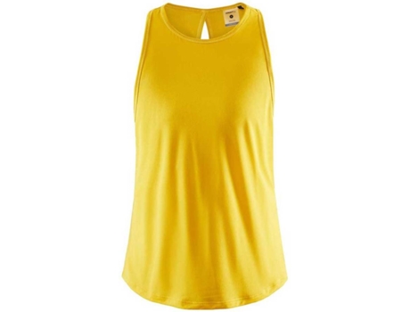 Camiseta de Mujer para Running CRAFT Charge Amarillo (XS)