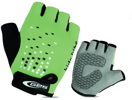 Guantes De Ciclismo ges kids bike talla t4 verde corto para bicicleta infantil 4