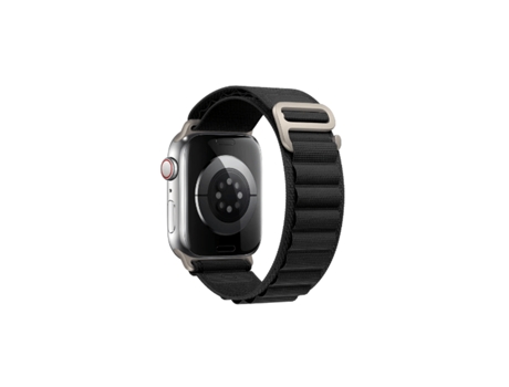 Correa NylonSense Alpine L (muñeca de 165 mm a 210 mm) para Apple Watch Series 7 - 41 mm - Negro