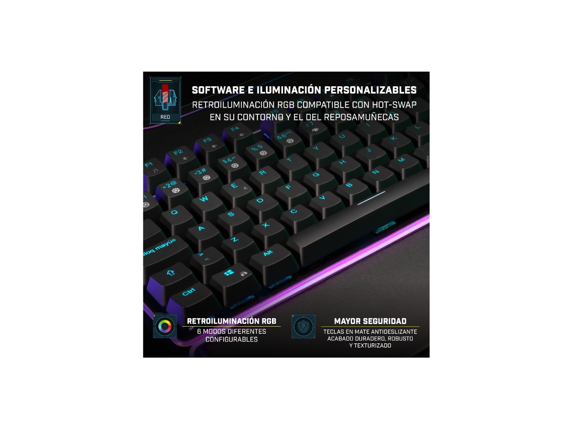 Newskill Gungnyr Pro Teclado Optomecánico Gaming